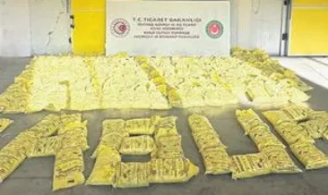 850 kilogram eroin ele geçirildi