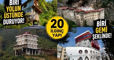 Biri Yolun Üstünde, Biri Gemi Şeklinde! Türkiye’nin Dört Bir Yanından İnanamayacağınız 20 İlginç Yapı...
