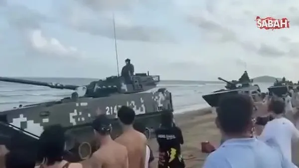 Savaş kapıda mı? Çin ve Tayvan arasında Pelosi gerilimi: Savaş uçakları ve tanklar bölgede | Video