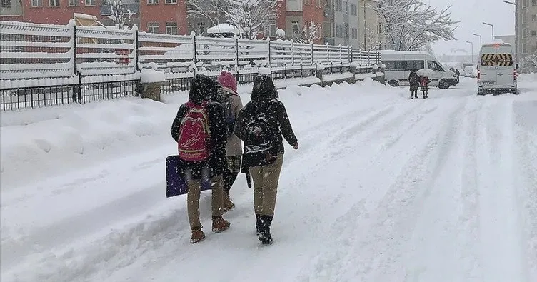 Van’ın 3 ilçesinde taşımalı eğitime kar engeli