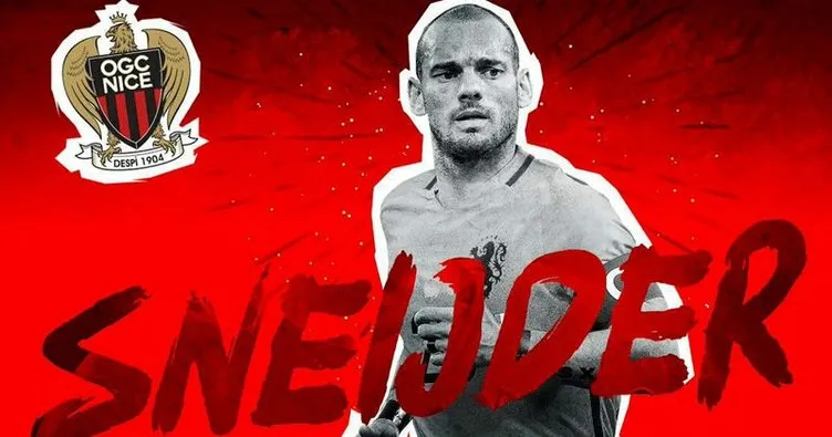 Sneijder resmen Nice’te