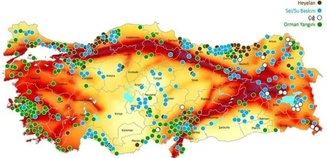 DİRİ FAY HATTI SORGULAMA | Türkiye MTA Diri fay haritası ile evimin altından fay hattı geçiyor mu, deprem riski olan iller hangileri?