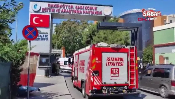 Son Dakika: Bakırköy Dr. Sadi Konuk Eğitim ve Araştırma Hastanesi'nde yangın | Video
