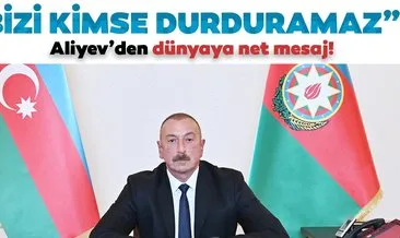 Son dakika: Azerbaycan Cumhurbaşkanı Aliyev’den çarpıcı açıklamalar!