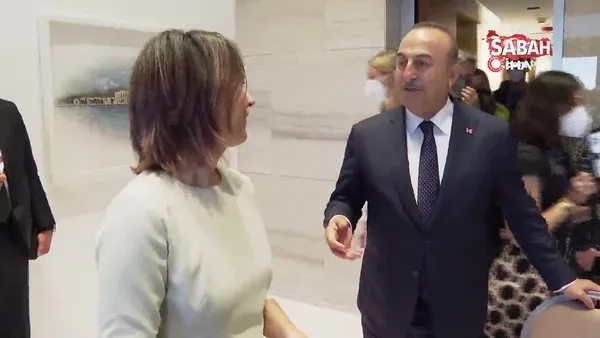Dışişleri Bakanı Çavuşoğlu, Almanya Dışişleri Bakanı Baerbock ile görüştü | Video