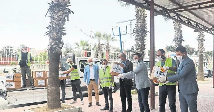 Akdeniz Belediyesi’nden ramazan kolisi desteği