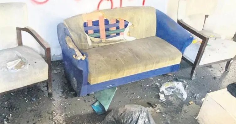 Eski kulüp binası batakhaneye döndü