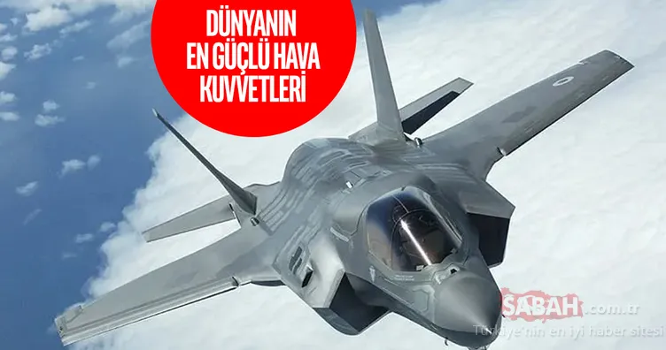 Dünyanın en güçlü hava kuvvetleri hangileri? ABD merkezli site listeyi açıkladı! Türkiye kaçıncı sırada?