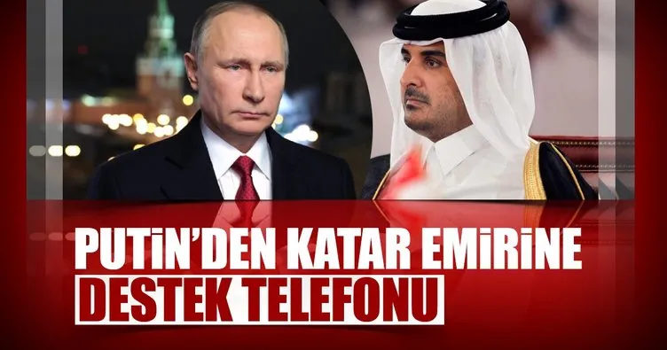 Putin, Katar Emiri ile görüştü