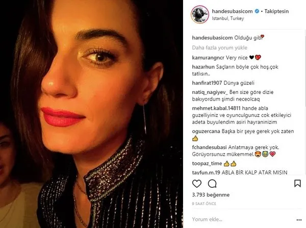 Ünlülerin Instagram paylaşımları (27.03.2018)
