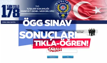 ÖGG SINAV SONUÇ SORGULAMA SAYFASI: EGM ile 108. Dönem Özel Güvenlik ÖGG sınav sonuçları erişime açıldı!