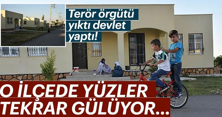PKK evlerini yıktı devlet müstakil konut sahibi yaptı!