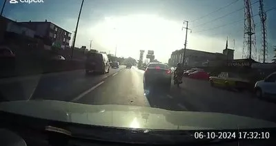 Kocaeli'de şoke eden anlar: Tartıştığı motokuryeye kasıtlı çarptı #kocaeli
