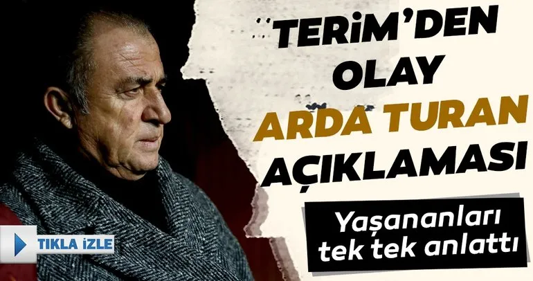 Fatih Terim’den Arda Turan transferi için flaş açıklamalar