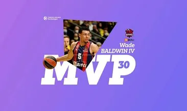 THY Avrupa Ligi’nde haftanın MVP’si Wade Baldwin