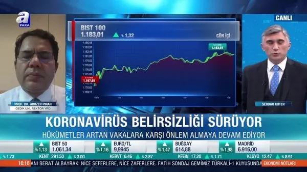 Koronavirüs belirsizliği sürüyor! Prof. Dr. Abuzer Pınar: Evde oturmak maliyetsiz bir şey değildir