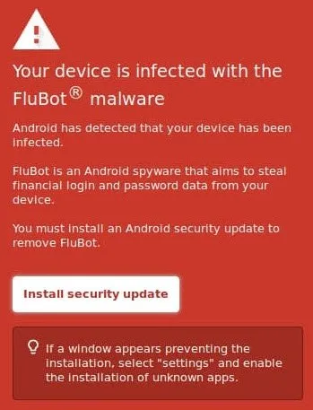 Sahte güvenlik güncellemesi olarak telefonlara bulaşıyor! Android kullanıcılarını tehdit ediyor!
