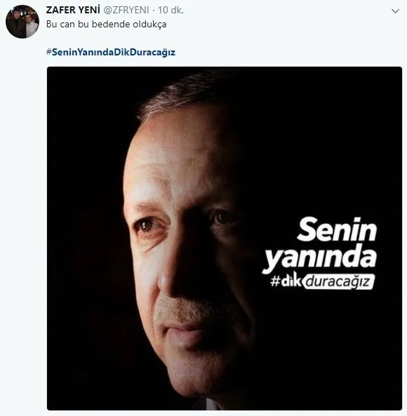 Cumhurbaşkanı Erdoğan'a dev destek! Senin yanında dik duracağız