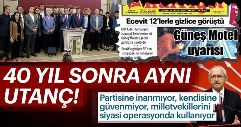 Asırlık parti CHP’den utanç fotoğrafı!