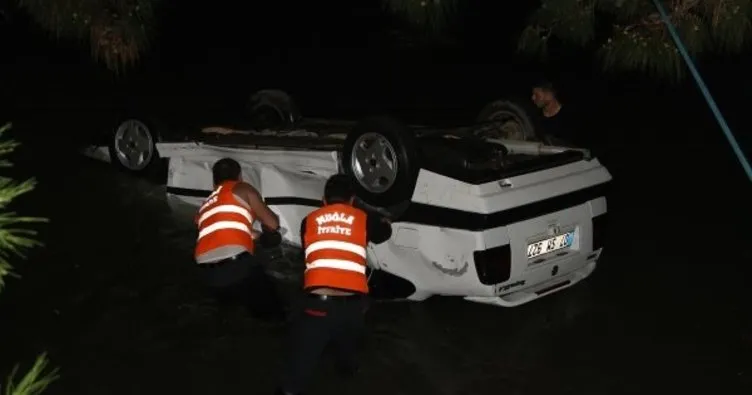 Muğla’da otomobil denize düştü: 2 yaralı