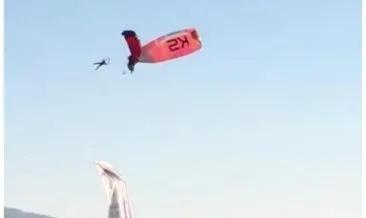 Fethiye’de paraşüt pilotları havada çarpıştı, denize düştü! İşte ölümden dönülen o anlar!