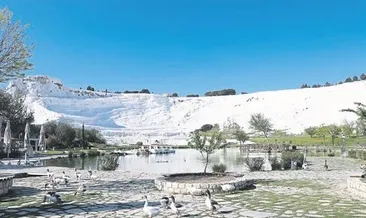Pamukkale artık daha beyaz