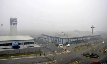 Trabzon’da hava ulaşımına sis engeli