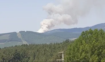 Bursa’da orman yangını... Söndürme helikopterleri ve uçaklar havalandı #bursa