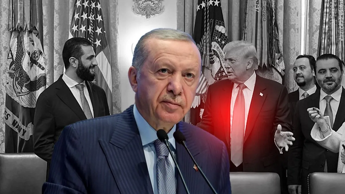 Beyaz Saray’daki Suriye zirvesi sonrası Trump’tan Başkan Erdoğan övgüsü: “Büyük bir lider” Beyaz Saray’daki Suriye zirvesi sonrası Trump’tan Başkan Erdoğan övgüsü: “Büyük bir lider”