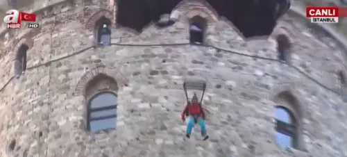 Cengiz Koçak, 385 yıl sonra Galata’dan uçtu!