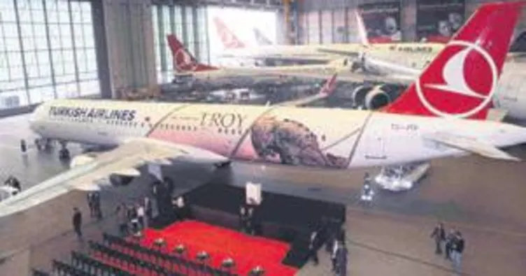 THY’nin ikinci Troya uçağı göklerde