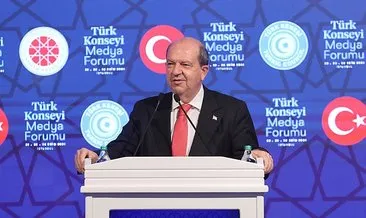 KKTC Cumhurbaşkanı Tatar, Türk Konseyi Medya Forumu’nda konuştu