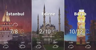 8 Nisan 2021 Perşembe HAVA DURUMU! Yağmur ne kadar sürecek? İstanbul, Ankara, İzmir ve tüm yurtta hava durumu...