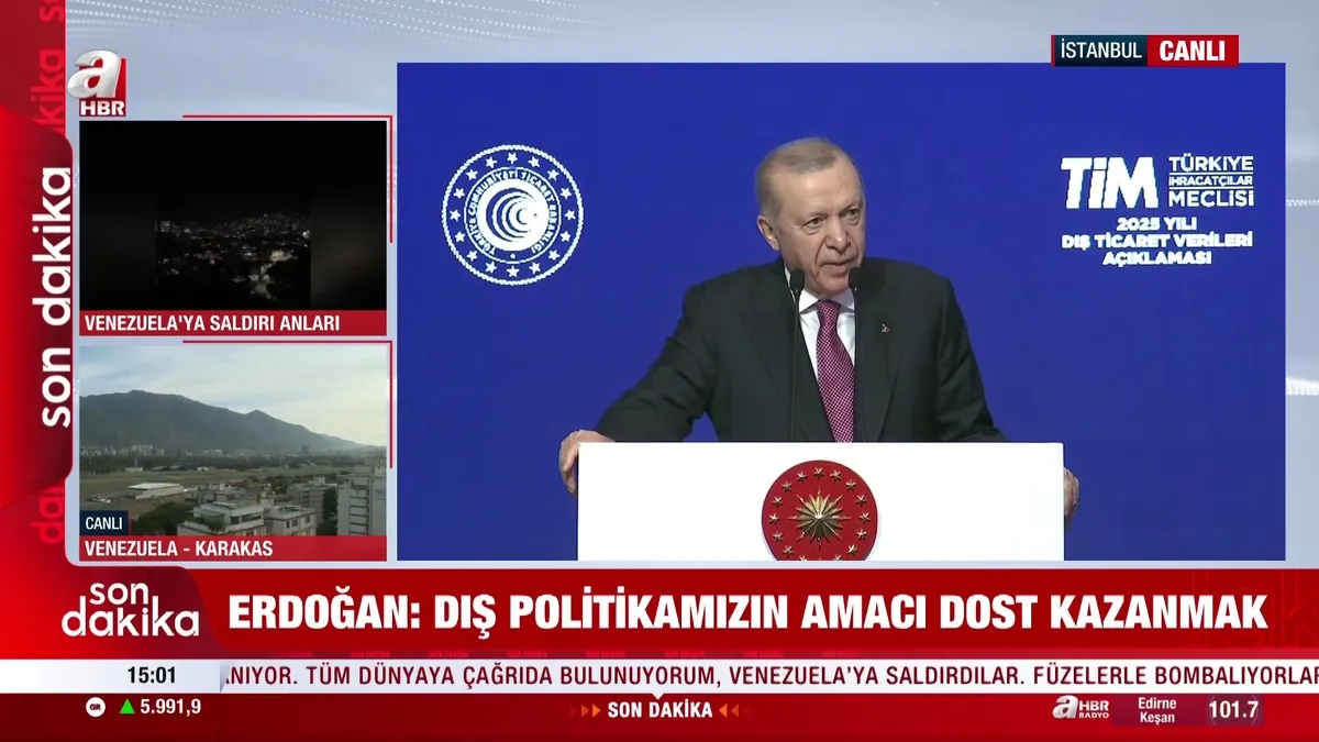 Son Dakika: Başkan Erdoğan ihracatta yeni rekoru açıkladı! “Yüzünü Ankara’ya dönenler kazanacak!” | Video videosunu izle Son Dakika: Başkan Erdoğan ihracatta yeni rekoru açıkladı! “Yüzünü Ankara’ya dönenler kazanacak!” | Video videosunu izle