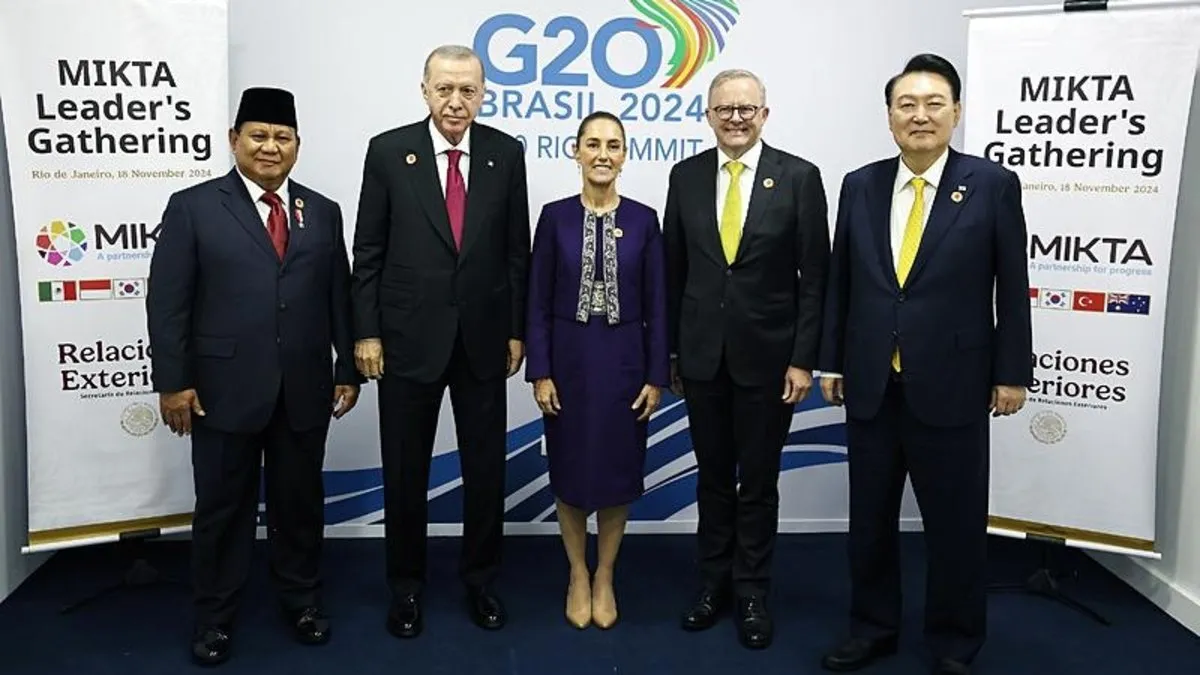 Başkan Erdoğan, MIKTA Liderler Buluşması’na katıldı Başkan Erdoğan, MIKTA Liderler Buluşması’na katıldı