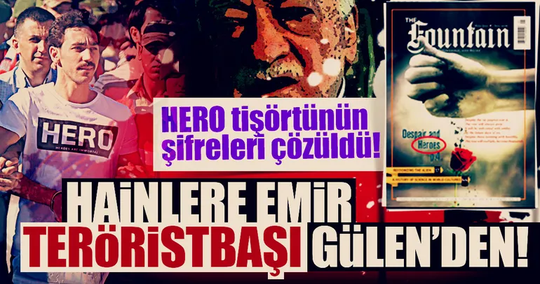 ’HERO’ tişörtünün şifreleri çözüldü