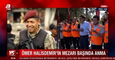 15 Temmuz kahramanı Şehit Ömer Halisdemir kabri başında dualarla anılıyor