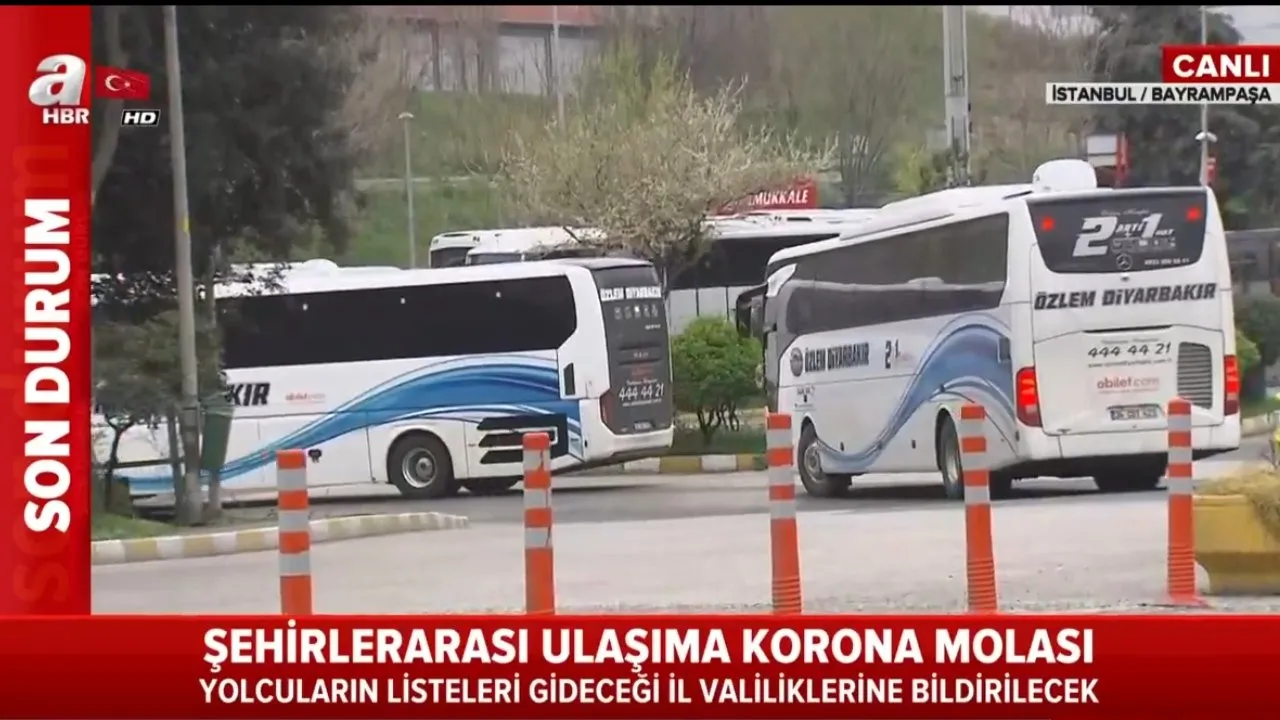 Istanbul Da Corona Virusu Tedbirleri Kapsaminda Sehirler Arasi Otobus Seferleri Yasagi Basladi Video Videosunu Izle Son Dakika Haberleri