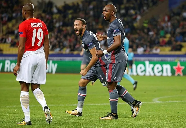 Monaco-Beşiktaş maçından kareler