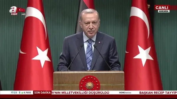 Başkan Erdoğan ve Libya Başbakanı Sarrac'tan basın toplantısı | Video