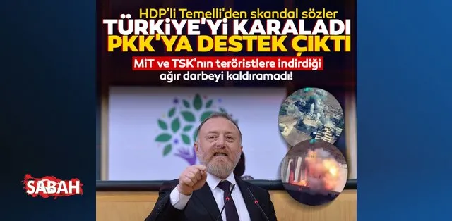 HDP'li Sezai Temelli'den skandal sözler: Türkiye'yi karaladı! PKK'ya destek çıktı HDP'li Sezai Temelli'den skandal sözler: Türkiye'yi karaladı! PKK'ya destek çıktı