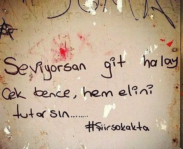 ilginç duvar yazıları