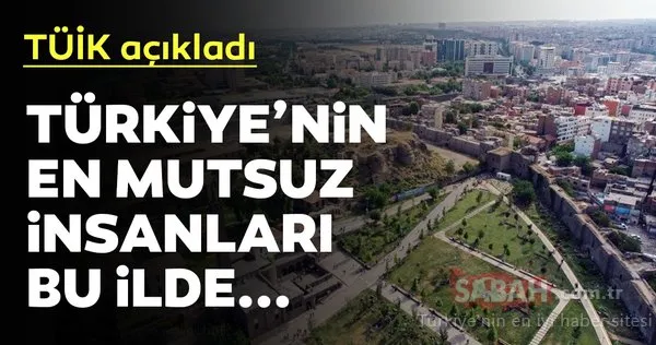 Türkiye'nin en mutsuz insanları bu ilde yaşıyor!