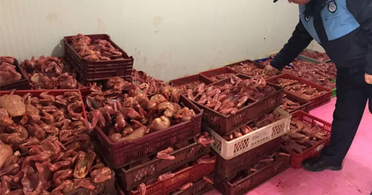 800 kilo kokmuş tavuk eti ele geçirildi Son Dakika Haberler