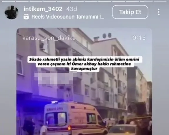 İstanbul’dan Sakarya’ya uzanan husumette kanlı infaz: Vahşetin ardından sosyal meyada akılalmaz paylaşımlar!