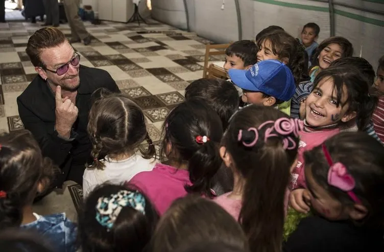 Dünyaca ünlü şarkıcı Bono, Gaziantep’te