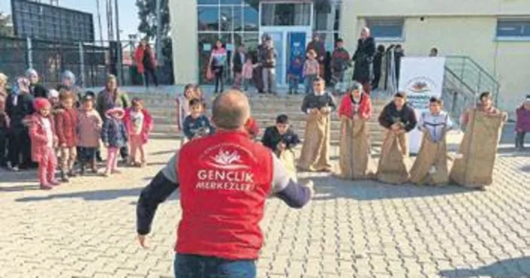 Gençler tatilde spora koştu