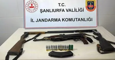 Şanlıurfa'da ruhsatsız silah operasyonu! 3 gözaltı #sanliurfa