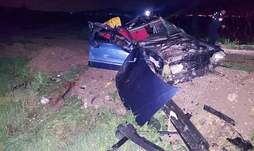 Manisa’da otomobil şarampole yuvarlandı! Bir kişi hayatını kaybetti