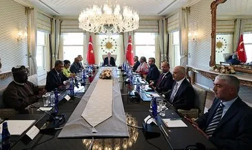 Başkan Erdoğan D-8 ülkelerinin Dışişleri Bakanlarını kabul etti